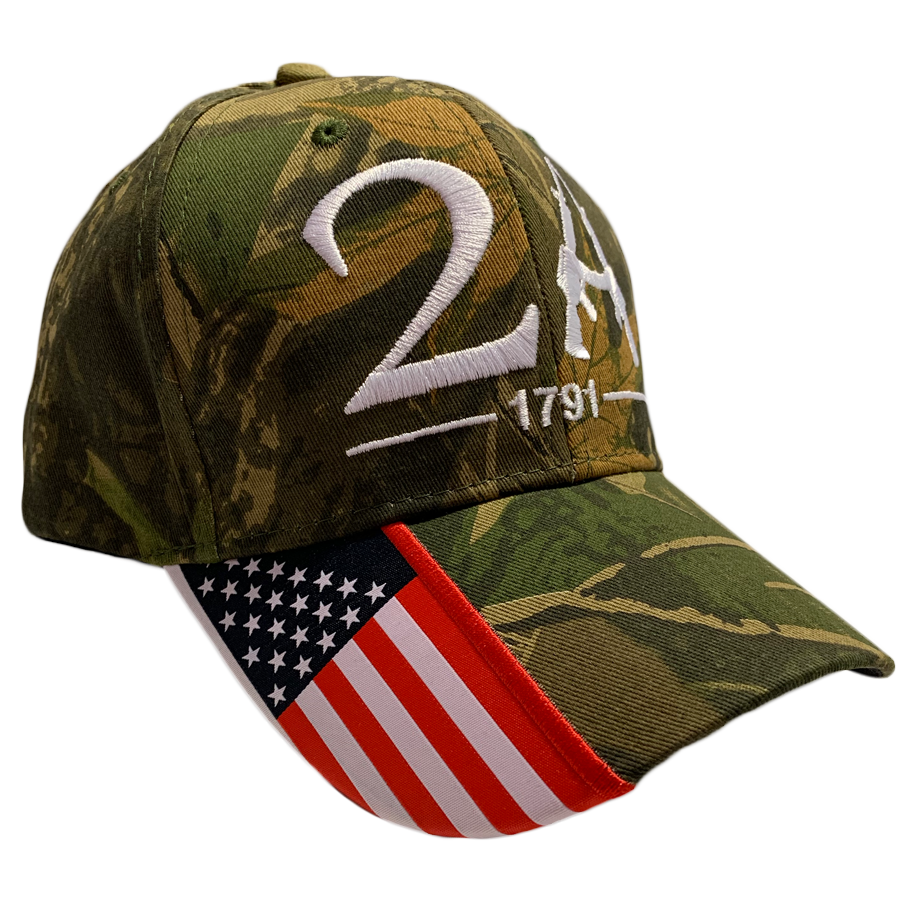 Woodland Camo Second Amendment Hat