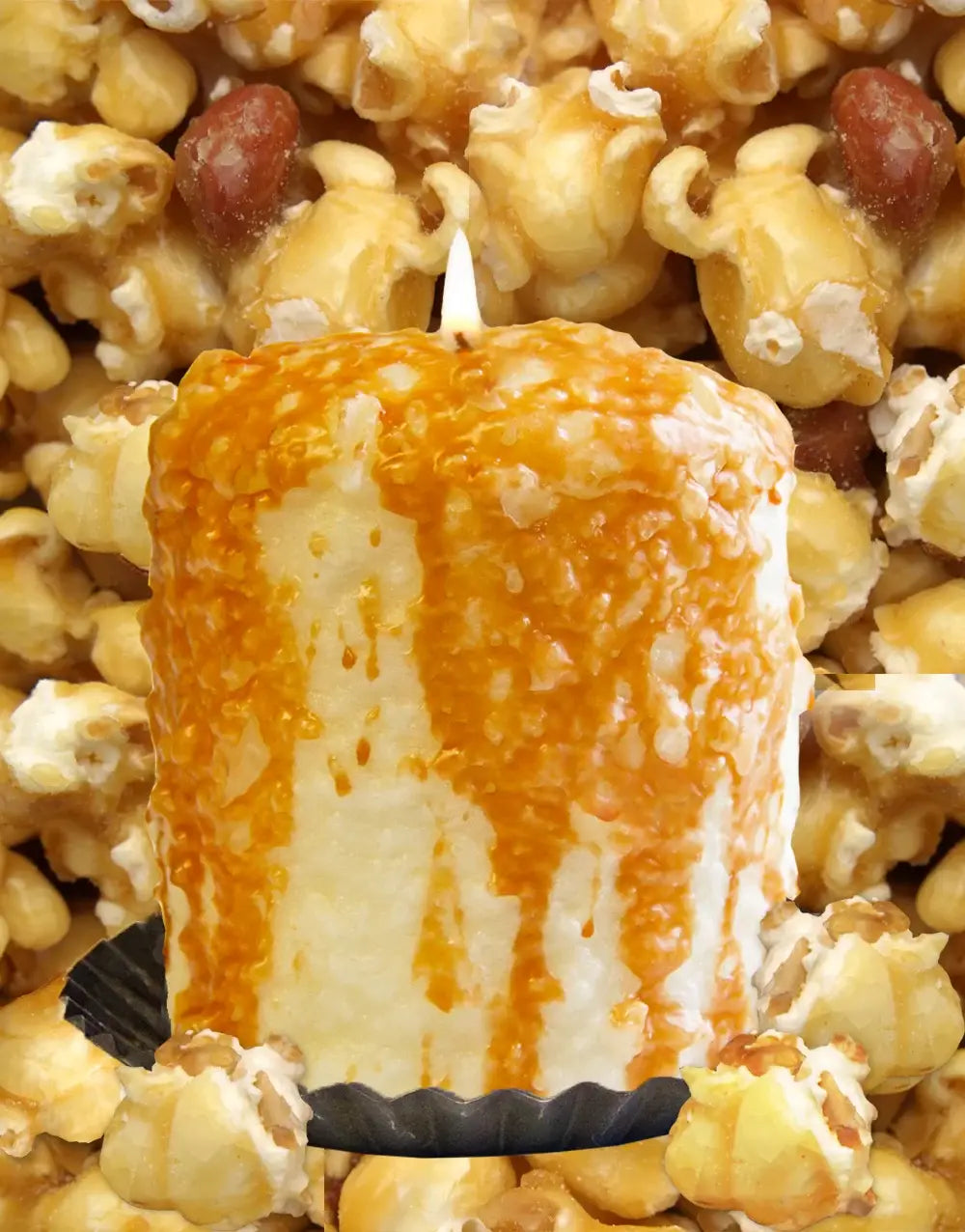 Caramel Corn Hearth Candle - Oak Down Collectibles