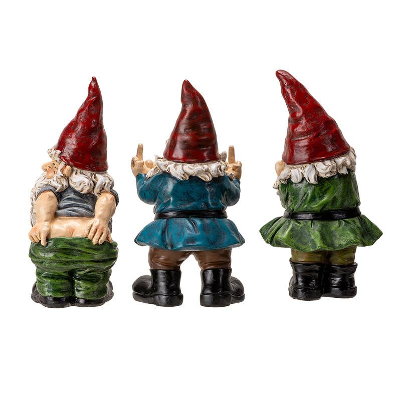 15620 Evil Gnome Set of 3 - Oak Down Collectibles