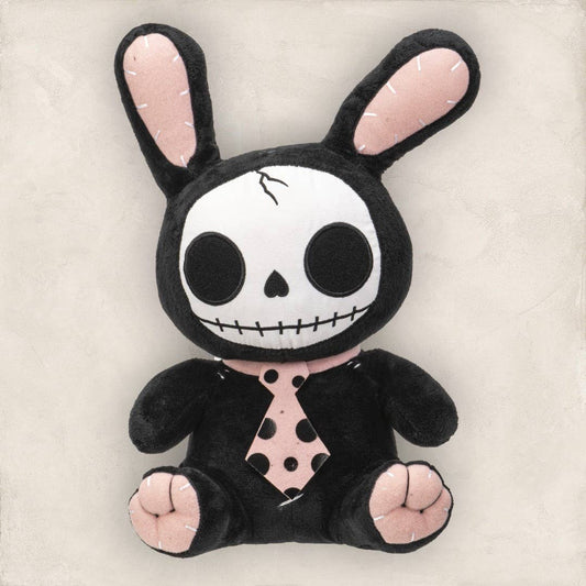 Furrybones Stuffed Plush Black Bun-Bun - Oak Down Collectibles