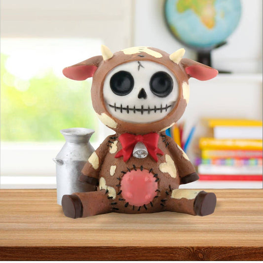 Furrybones Brown Moo Moo - Oak Down Collectibles
