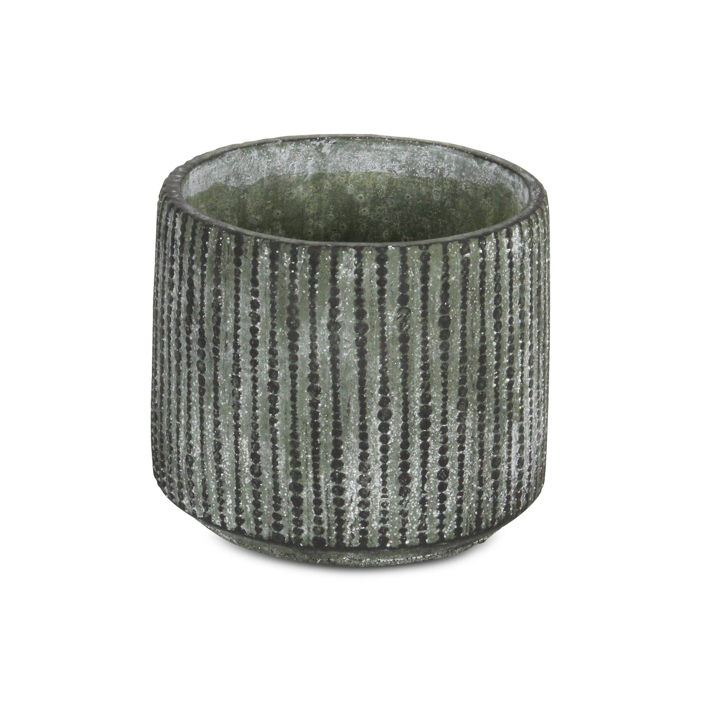 Arianthe Orb Patterned Cement Pot