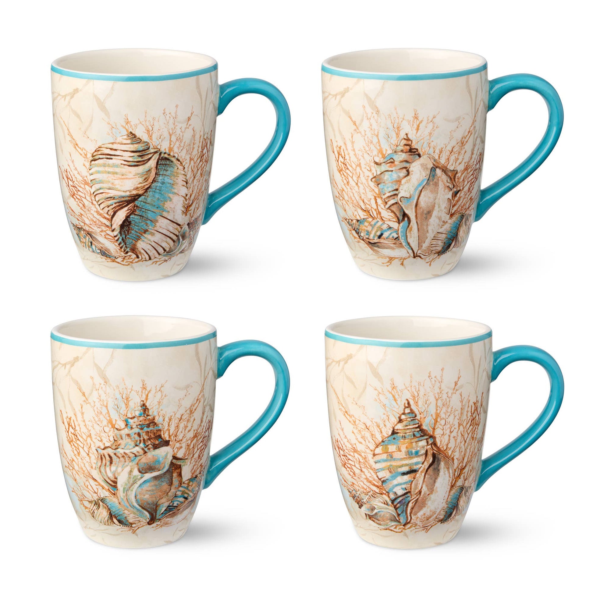Escape to the Sea Mug 14 oz. 4 asst. - Oak Down Collectibles