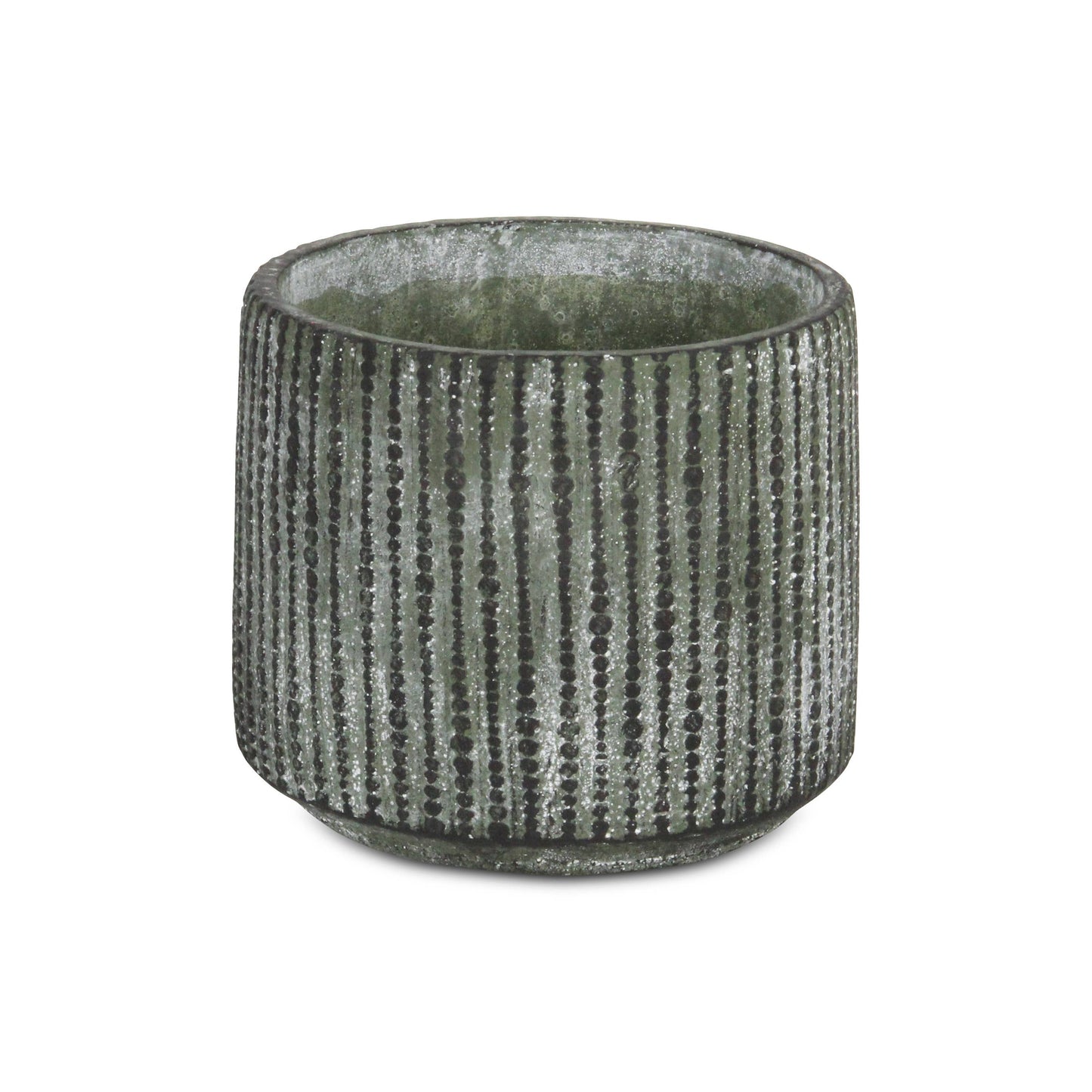 Arianthe Orb Patterned Cement Pot