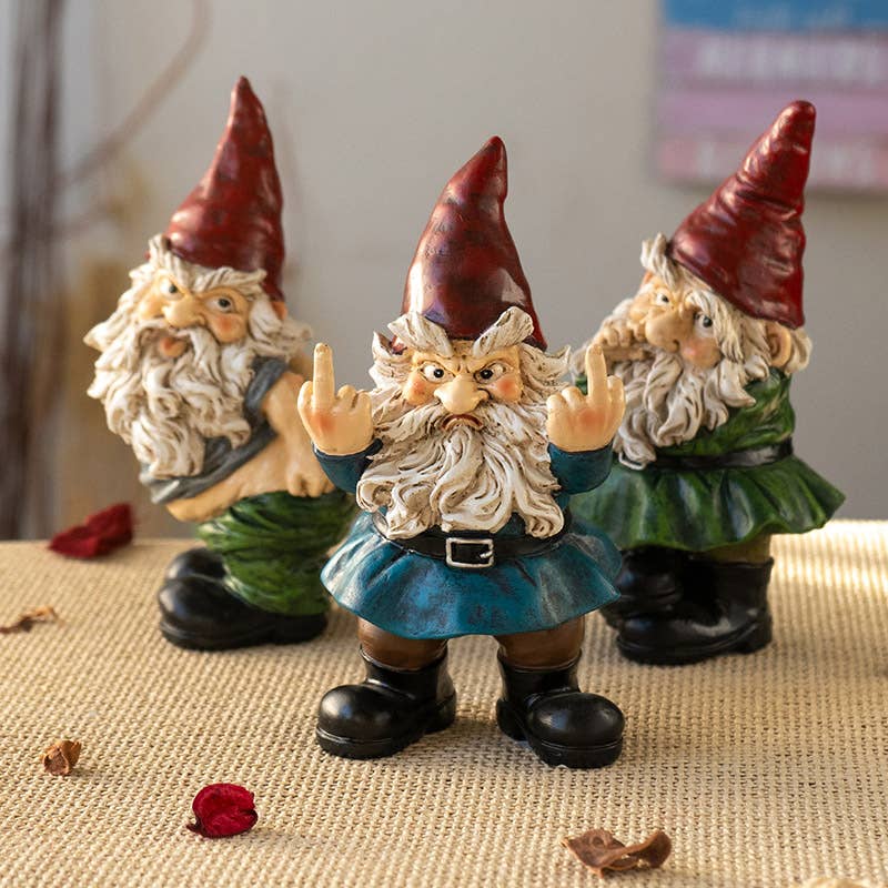 15620 Evil Gnome Set of 3 - Oak Down Collectibles