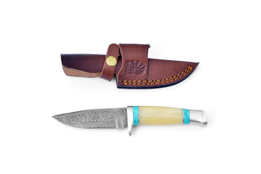 DAMASCUS KNIFE/ TITAN/ CAMP/ HUNTING KNIF  TK-111