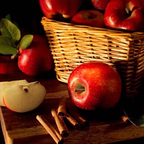 Apple Cinnamon Mini Hearth - Oak Down Collectibles