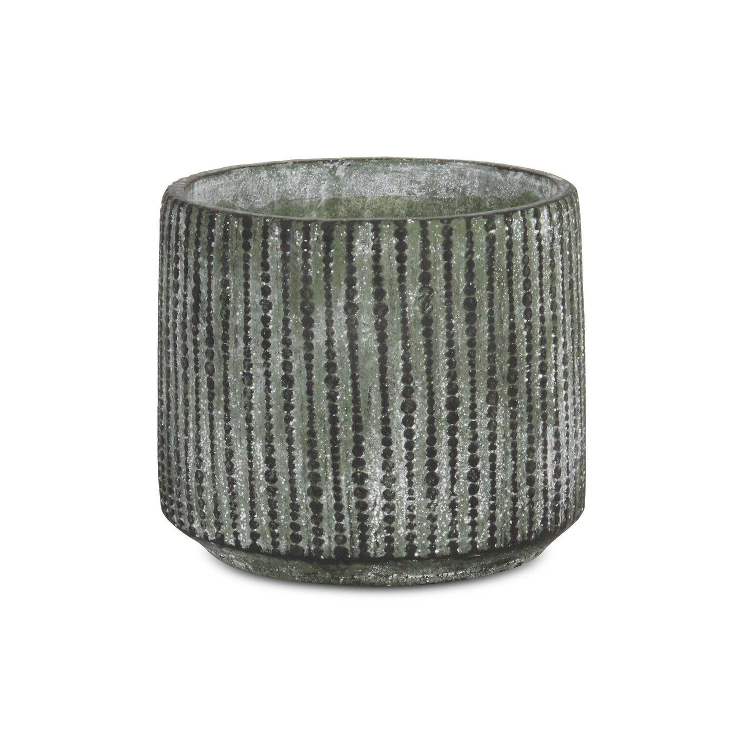 Arianthe Orb Patterned Cement Pot