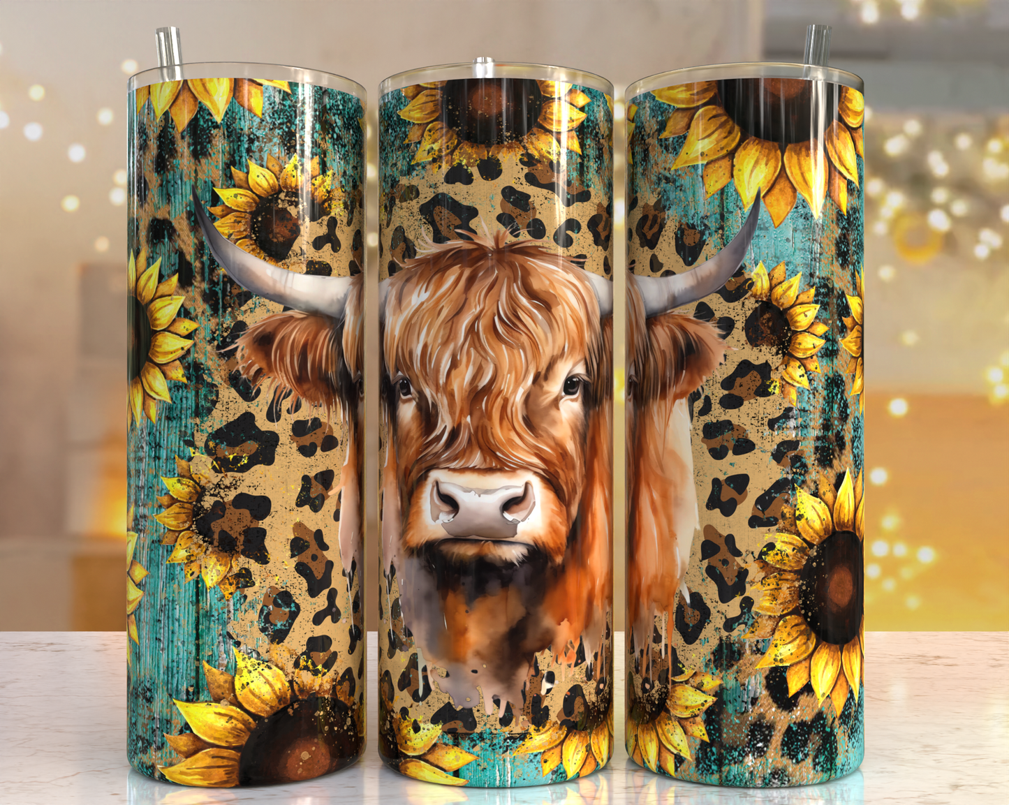 Western Highland Cow Tumbler