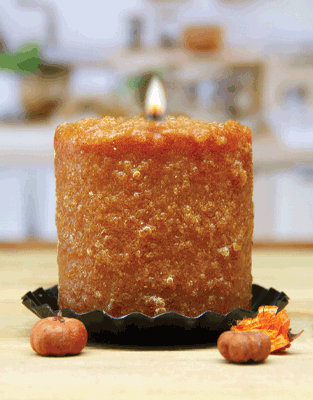 Pumpkin Crumb Cake Mini Hearth - Oak Down Collectibles