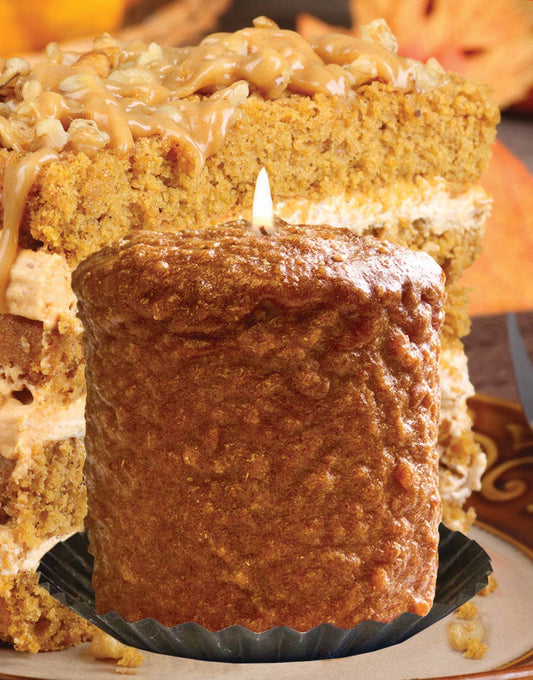 Pumpkin Crumb Cake Hearth Candle - Oak Down Collectibles