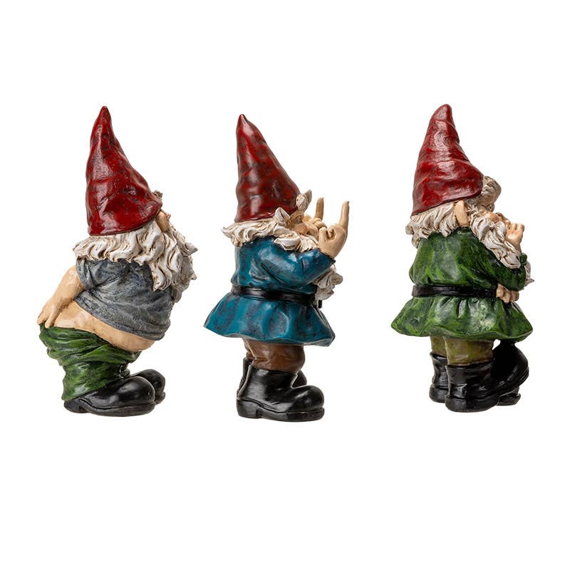 15620 Evil Gnome Set of 3 - Oak Down Collectibles